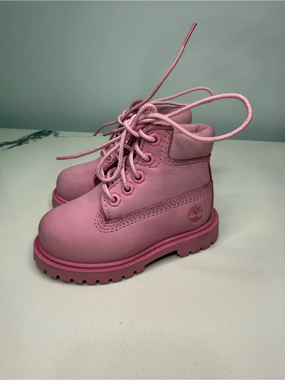 Timberland Premium TD Size 5C Pink Classic Waterproof Boot A52FB